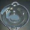 Imperial Glass Co. Footed Cake Plate with Rim