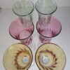 Swirl Wine Flutes in Pastel Colors