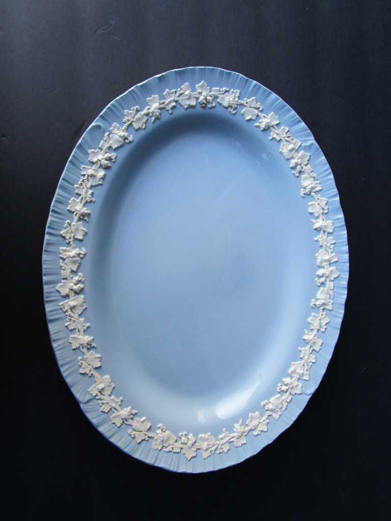 Oval Dinnerware Bowl in light blue color