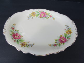 Homer Laughlin Virginia Rose Pattern Oval Platter