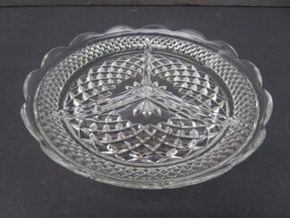 Clear Glass Tray ideal for serving appetizers and desserts