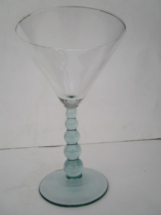 Martini Glass with Spanish Green Ball Stem