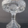glass compote with a flower