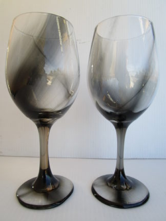 Smoke Wine Glass set available for sale