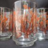 Fall Season Juice Glasses in sets of five