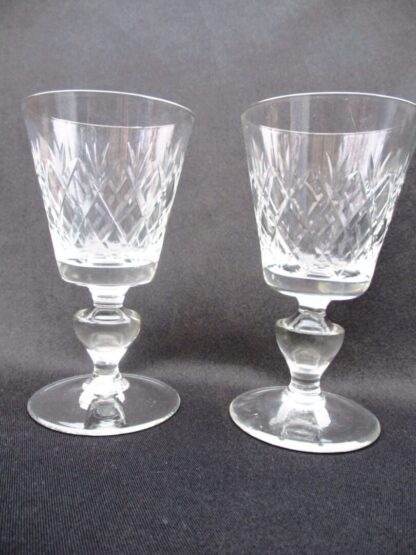 Pineapple Pattern Sherry Glasses