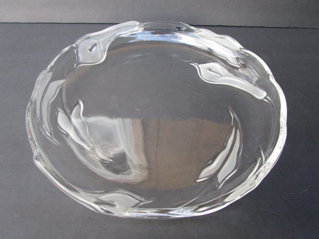 Mikasa Studio large Clear Glass Platter