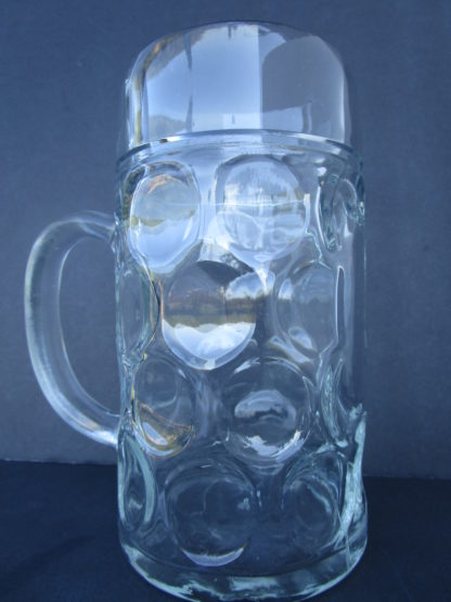 Large but easy to hold Clear Glass Beer Mug