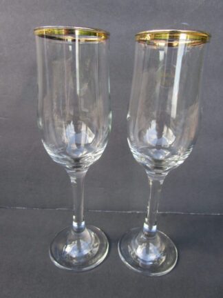 Circle Wire Cellini Champagne Flutes