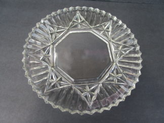 Indiana Glass Pioneer Pattern star platter
