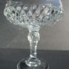 tall glass compote