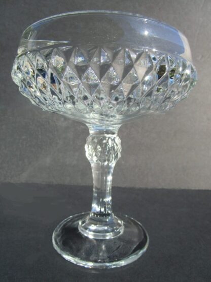 tall glass compote