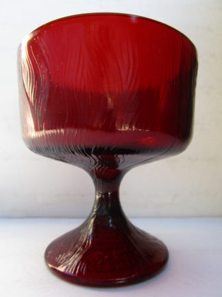 Indiana Hoosier Glass Ruby Red Glass Compote