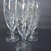 Wavy Textured Clear Glass Pilsner Set