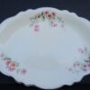 Oval Platter in Fluffy Rose Pattern by Homer Laughlin