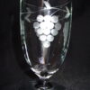 Clear Glass Brandy sippers with grape clusters