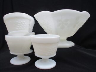 Anchor Hocking Opal Milk Glass Bowl Set