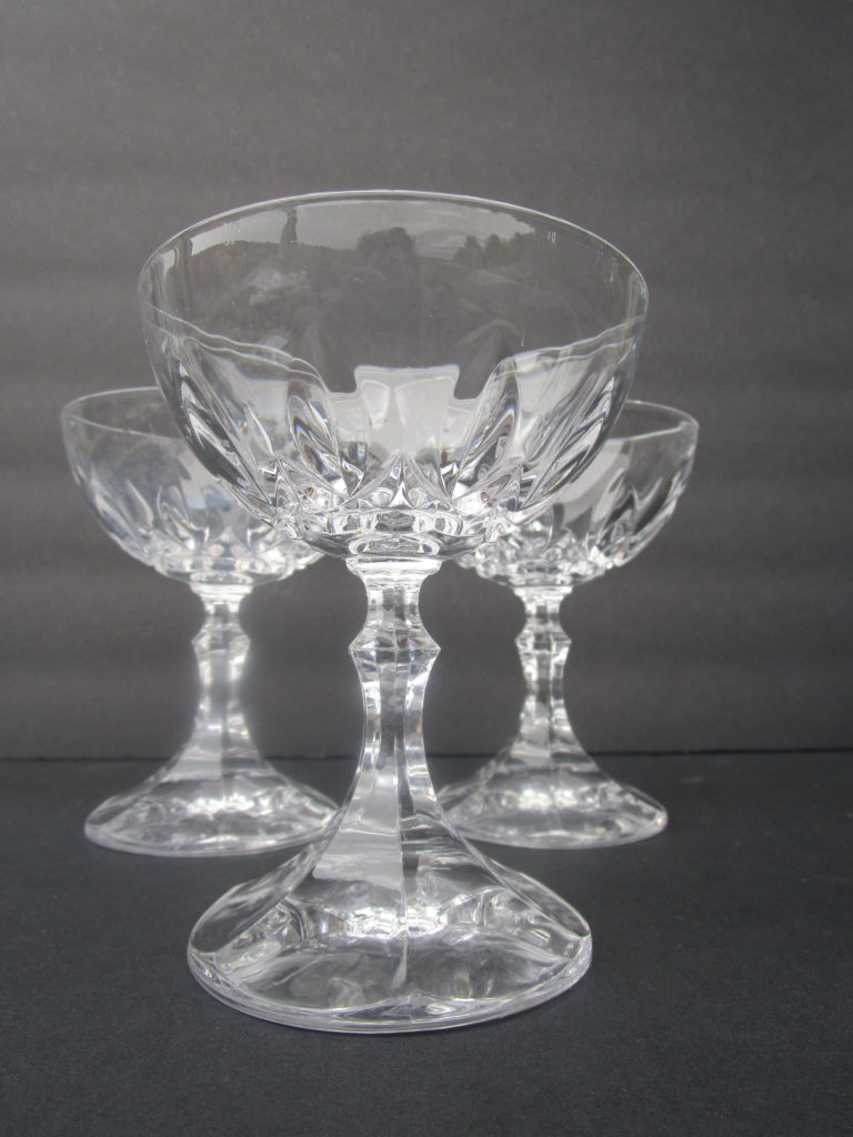Gothic style wine glass set of four