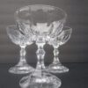 Gothic style wine glass set of four