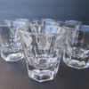 Clear Glass Whiskey Shot Glass Set of seven pieces