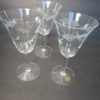Clear Cordial Set with foliage