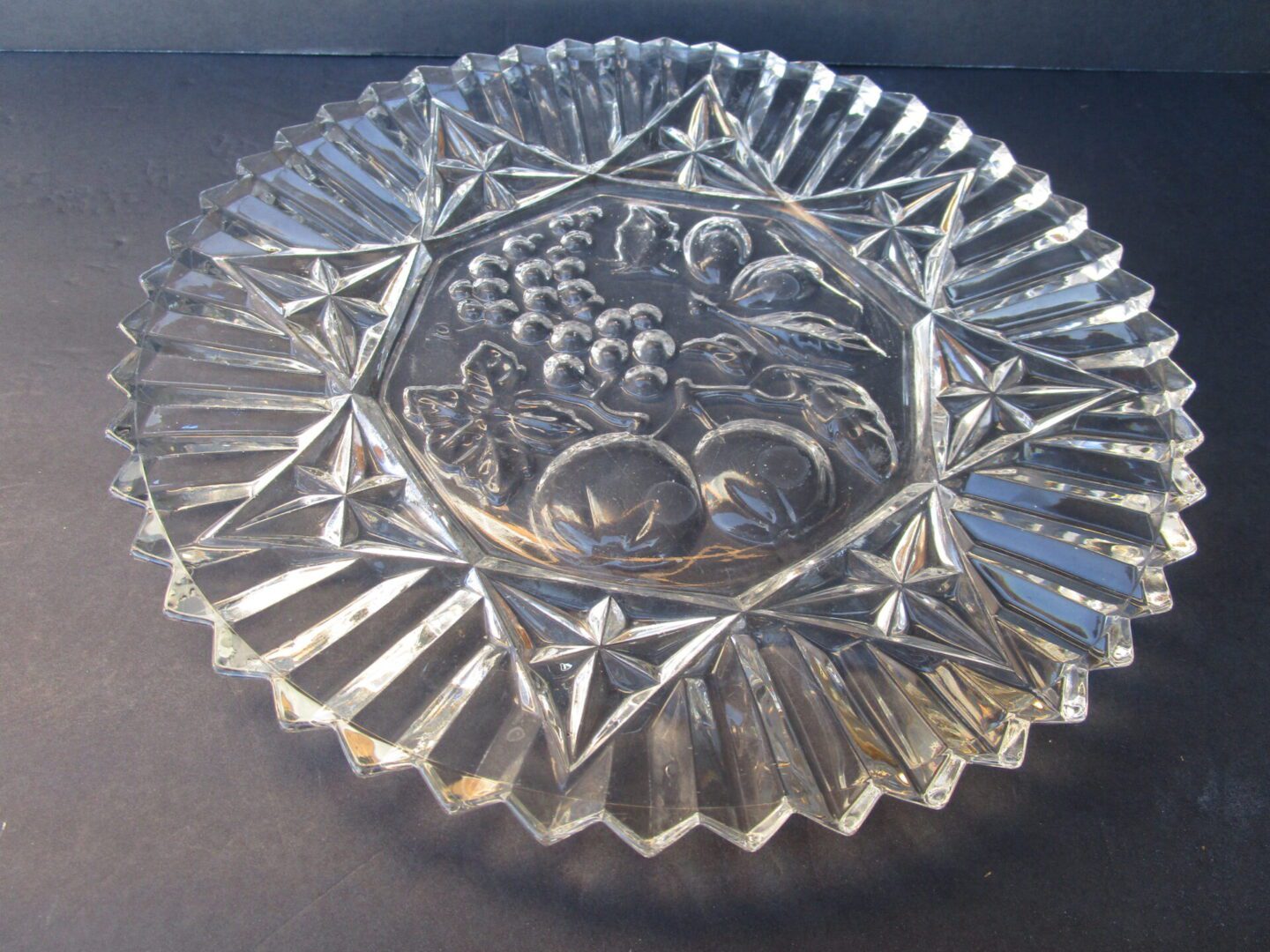 Indiana Glass Pioneer Pattern serving tray