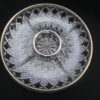 Glass Platter with Dipping Sauce Inset Center