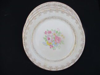 Paden City Pottery Royal La Mode Parisian Liberty Gold Dinner Plate
