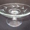 1.2 lbs glass compote