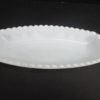 Milk Glass Rectangular Tray is available