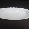 Milk Glass Rectangular Tray is available