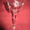 Liqueur Glass with flowers and foliage