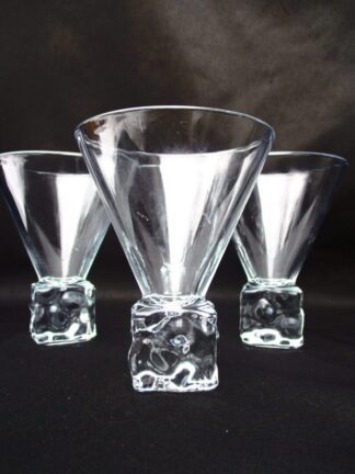 Shot Glasses with Ice Cube Base