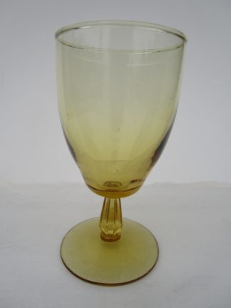 Wine glass with circular base available for sale