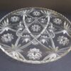 Anchor Hocking Prescut Pattern Clear Glass Platter