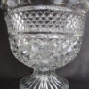 Anchor hocking Wexford pattern clear glass compote centerpiece