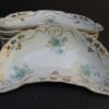 White China Crescent Shaped Bone Tray