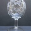 Bartlett Collins Clear Glass Goblet with frosted grapes