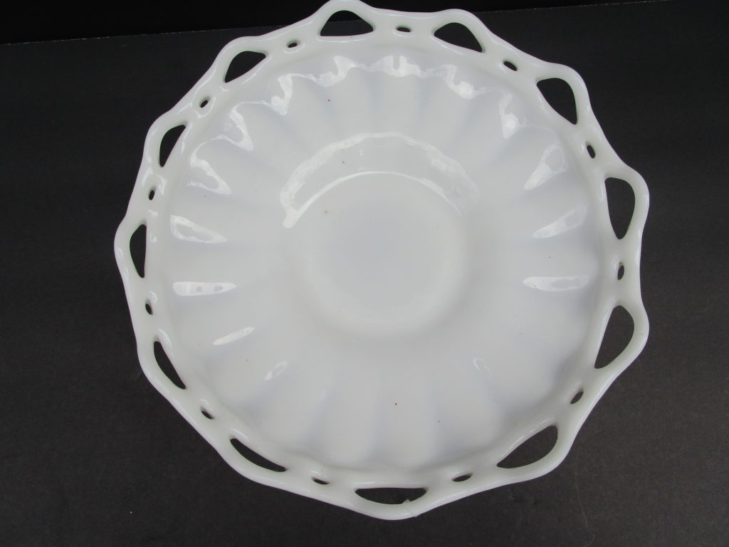 Westmoreland Milk Glass Compote Dish