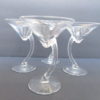Martini Glass with Bravura Pattern Features