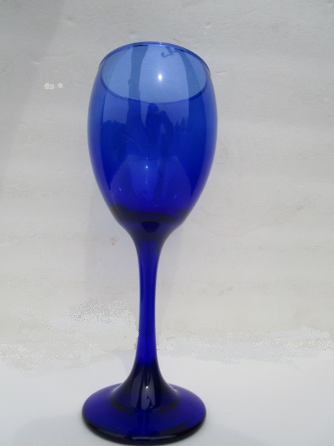 Cobalt Blue Wine Glass available