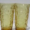 Anchor Hocking Lido Milano Pattern Crinkled Glass Tumblers