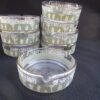 Greek Hellenic Style Glassware Ashtrays