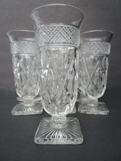 Imperial Glass Cape Cod Style design in set of four
