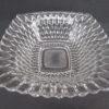 diamond point sq crystal bowl by Indiana Glass