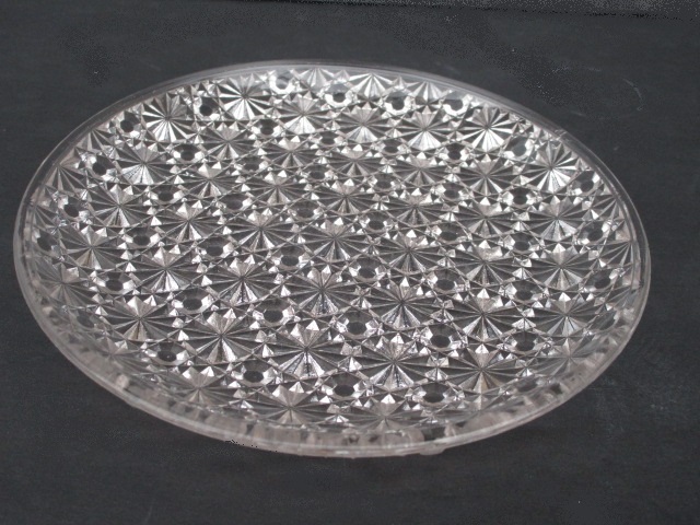 seven-inch diameter plate with beautiful design