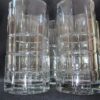 Anchor Hocking Tartan Clear Highball Drinking Glasses