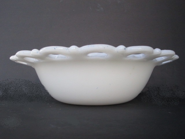 Anchor Hocking Heart Lace Bowl