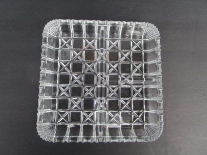 Rattan Woven Style Glass Tray Set of two