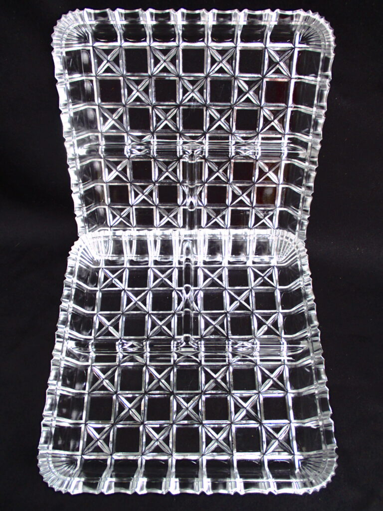 Wicker Glass Tray set available in two pieces